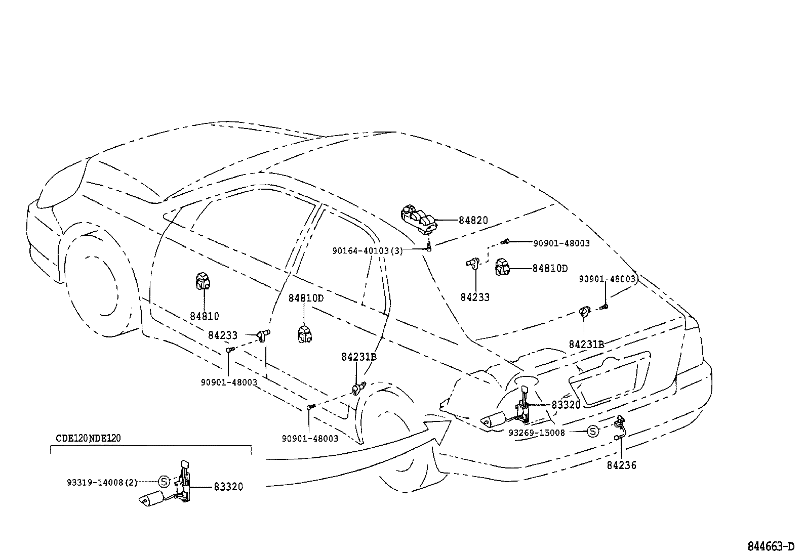 83320-13190 GAGE ASSY, FUEL SENDER product image