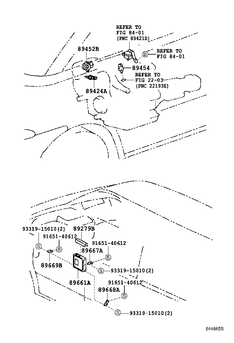 89661-28580 COMPUTER, ENGINE CONTROL product image