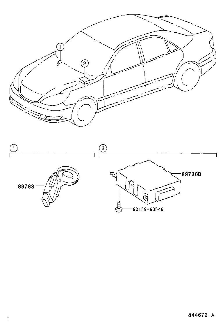 89730-06090 COMPUTER ASSY, THEFT WARNING product image