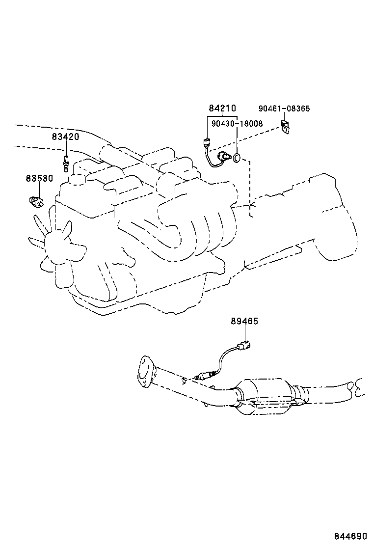 83320-0B050 GAGE ASSY, FUEL SENDER product image