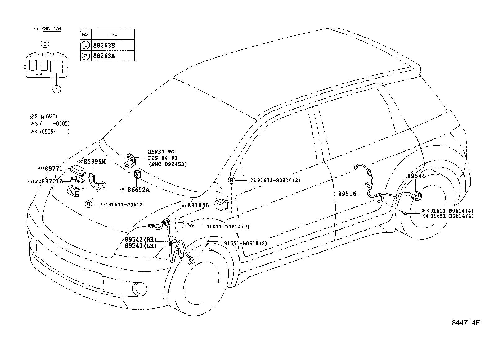 89440-52040 SENSOR, DECELERATION product image