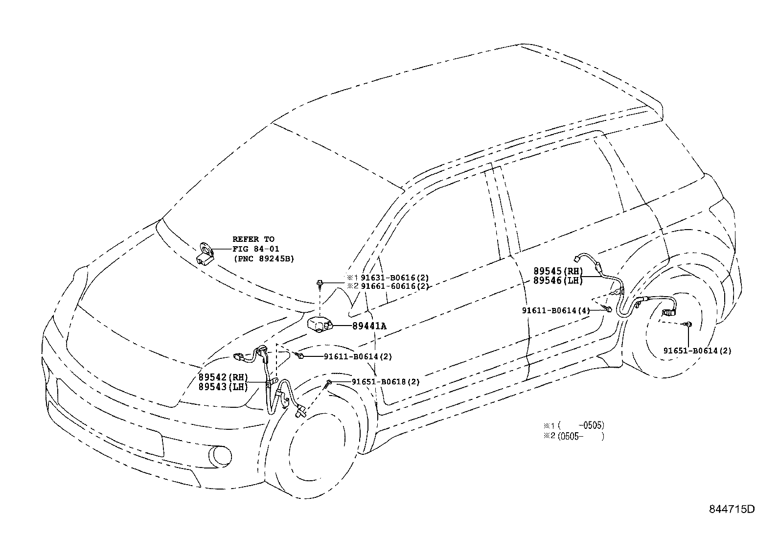 89440-52040 SENSOR, DECELERATION product image