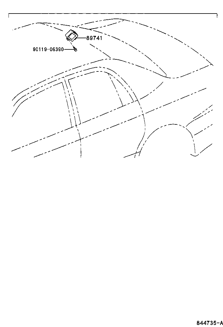 Toyota 89741-02070 RECEIVER, DOOR CONTROL