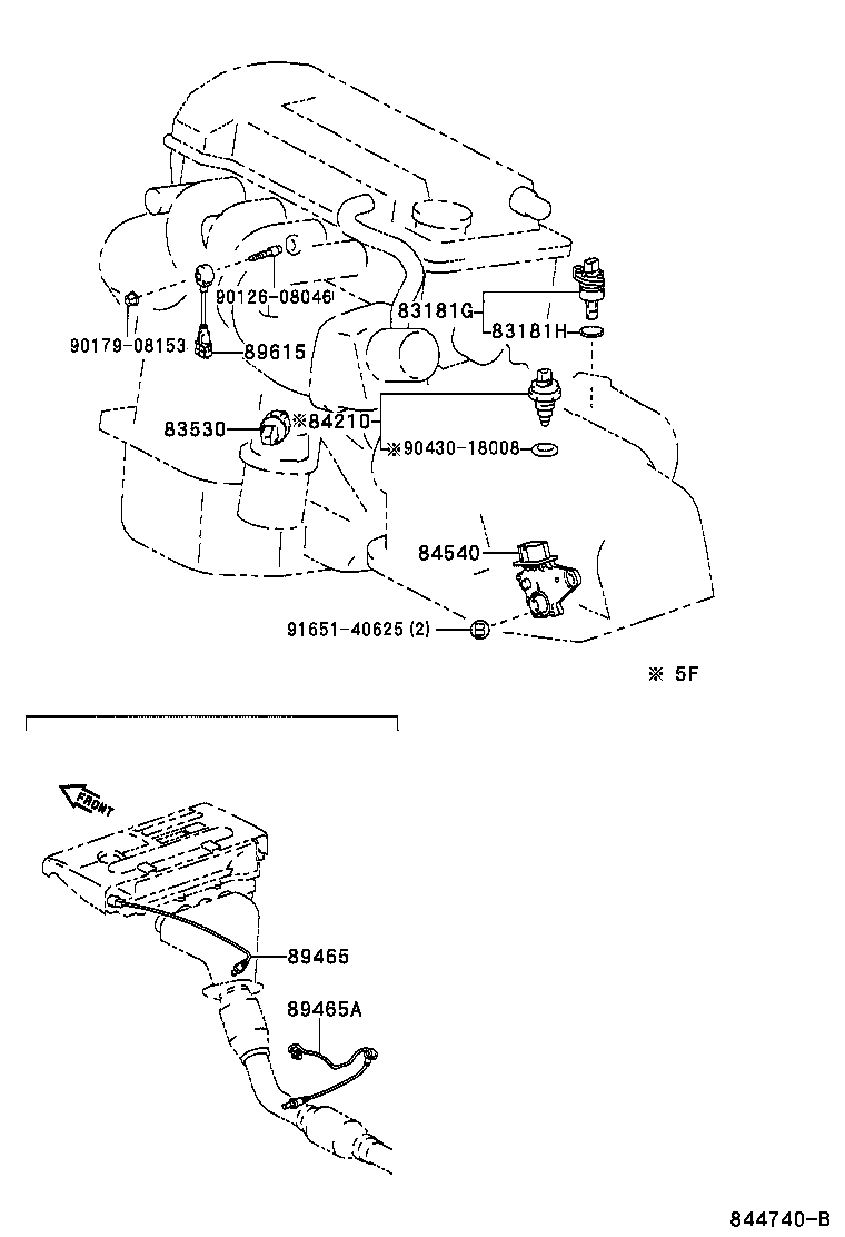 Toyota 84656-12130-B1 BEZEL, SWITCH