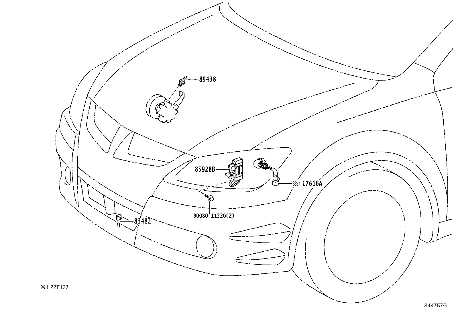 82730-01010 BLOCK ASSY, INSTRUMENT PANEL JUNCTION product image