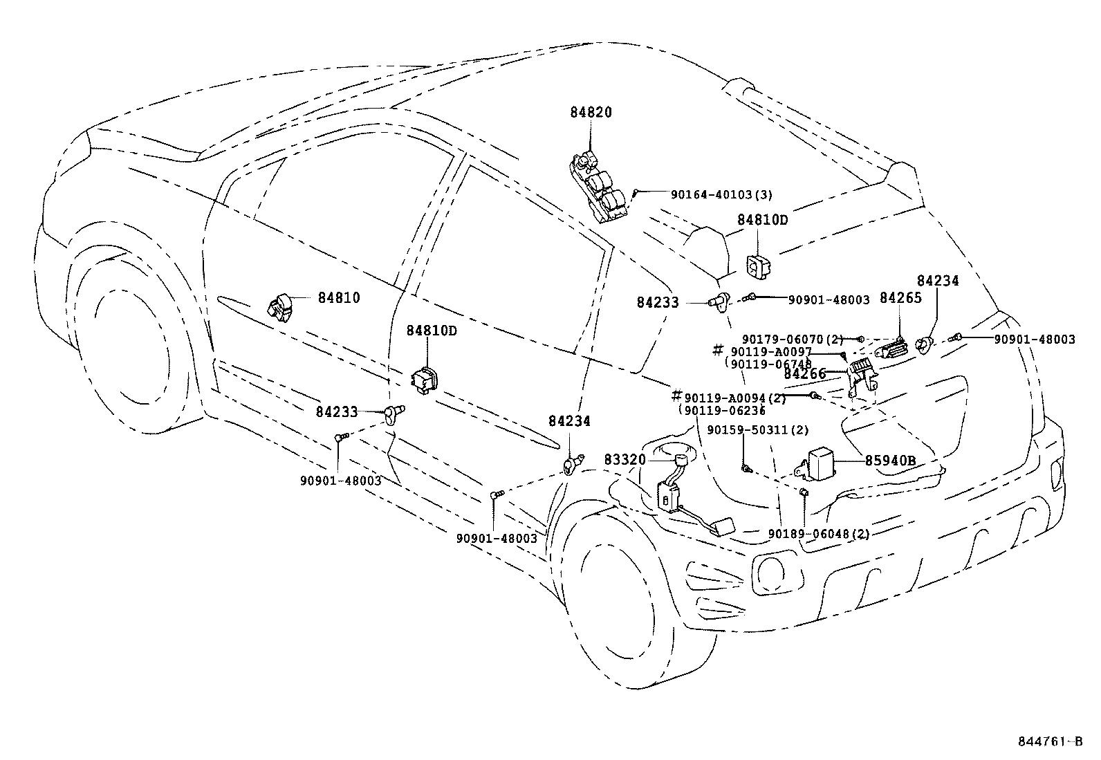 82730-01010 BLOCK ASSY, INSTRUMENT PANEL JUNCTION product image
