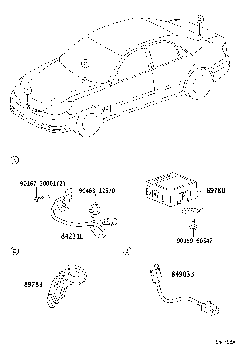 89780-33090 COMPUTER ASSY, TRANSPONDER KEY product image
