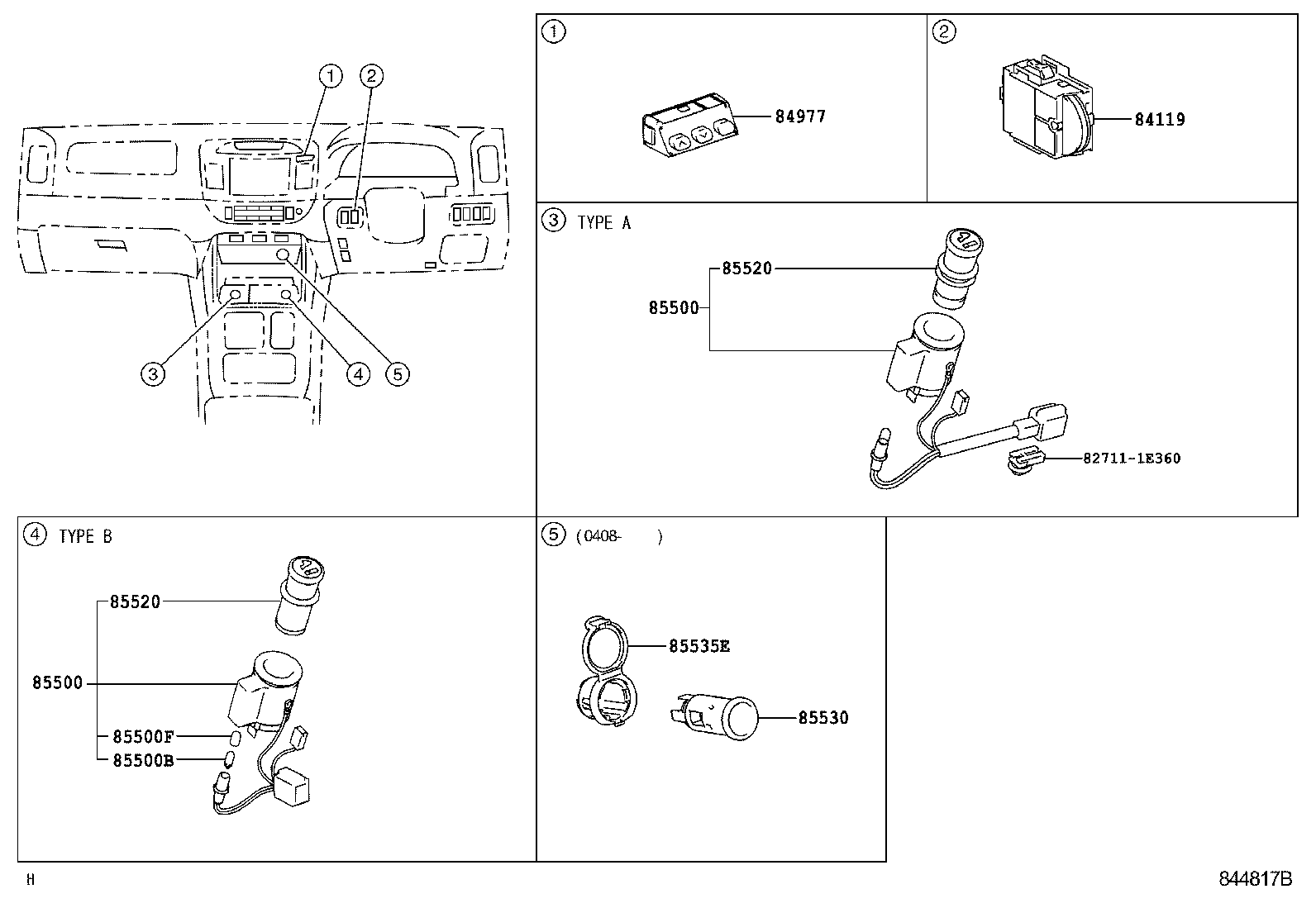 82672-06100 COVER, JUNCTION BLOCK product image
