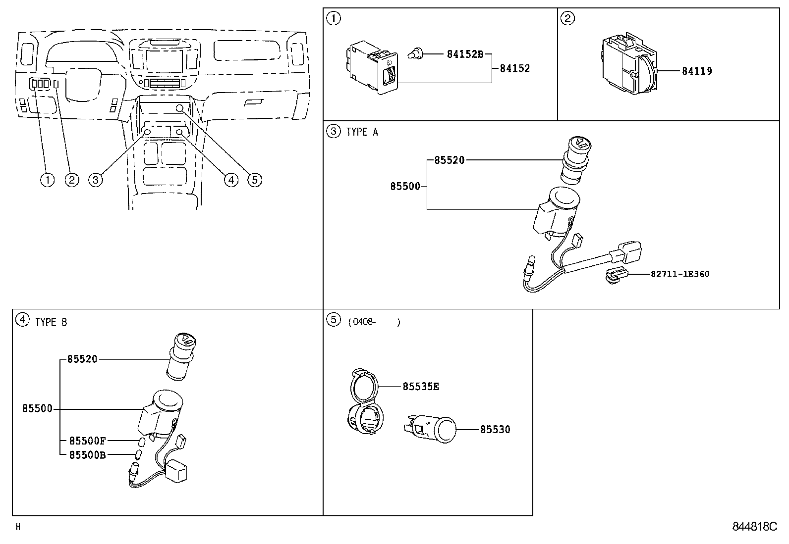 82672-06100 COVER, JUNCTION BLOCK product image
