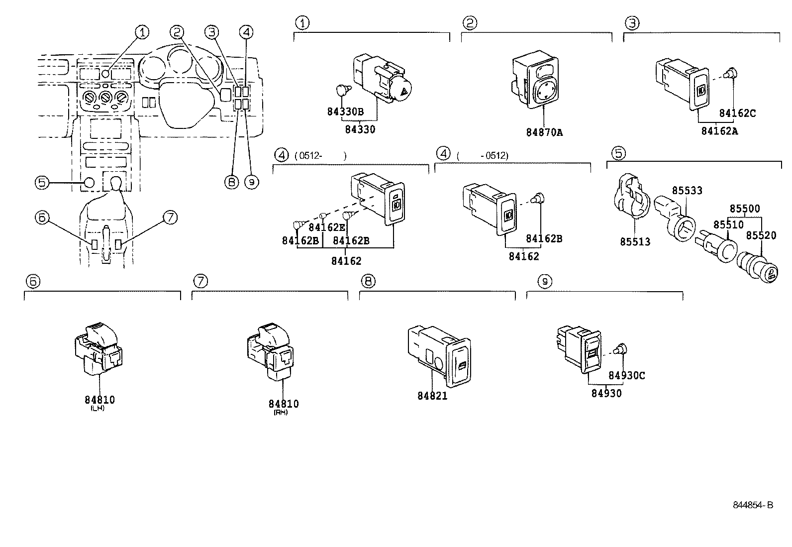 82662-17040 COVER, RELAY BLOCK, UPPER, NO.3 product image