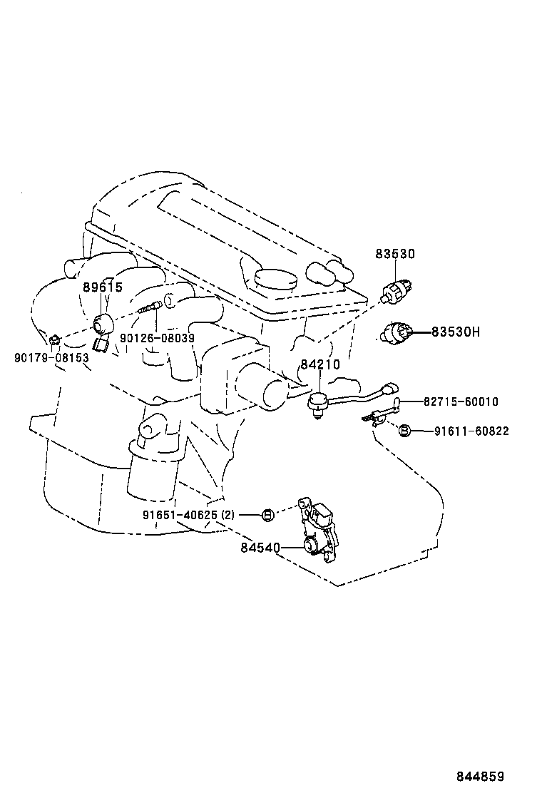 84152-20050 SWITCH, HEADLAMP LEVELING product image