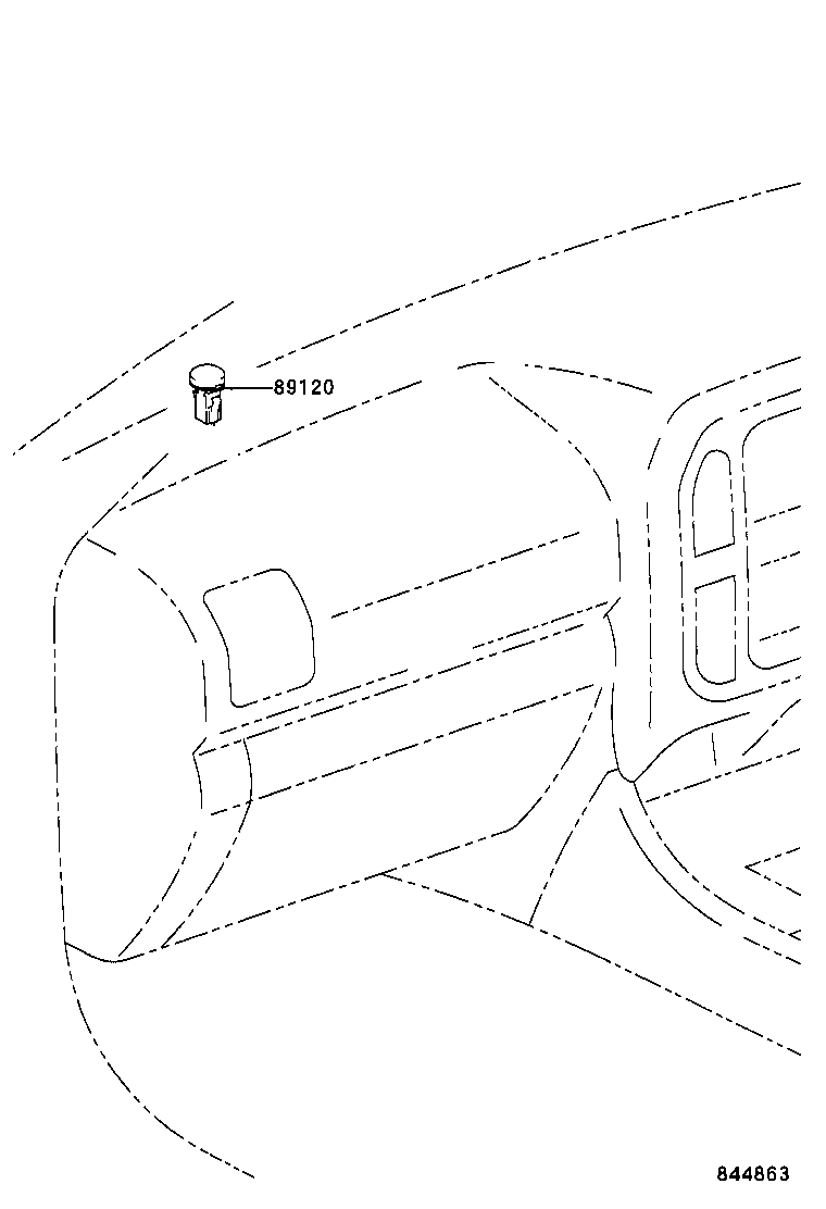 89120-33030 SENSOR, AUTOMATIC LIGHT CONTROL product image