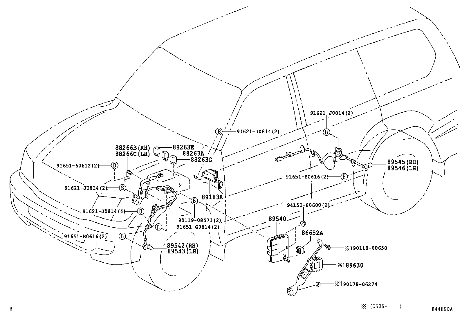 Thumbnail 2 for 89540-60440