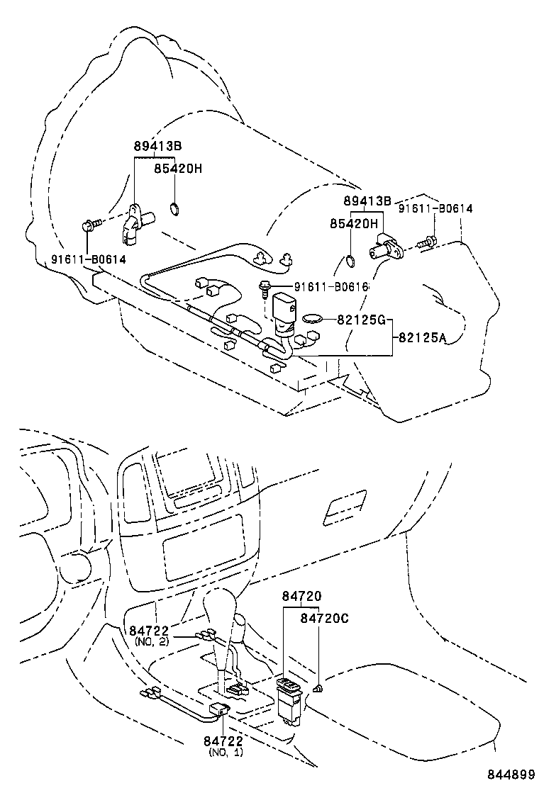 82125-60431 WIRE, TRANSMISSION product image