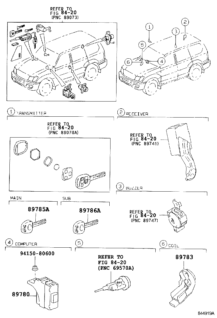 89780-60290 COMPUTER ASSY, TRANSPONDER KEY product image