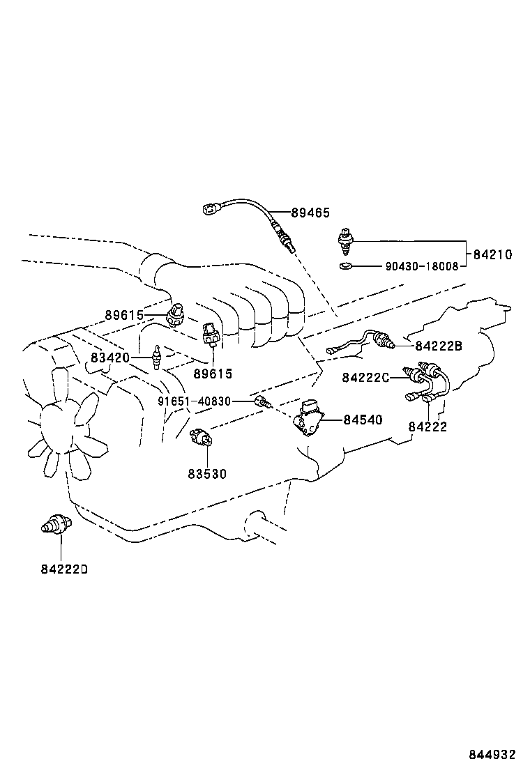 83320-80396 GAGE ASSY, FUEL SENDER product image