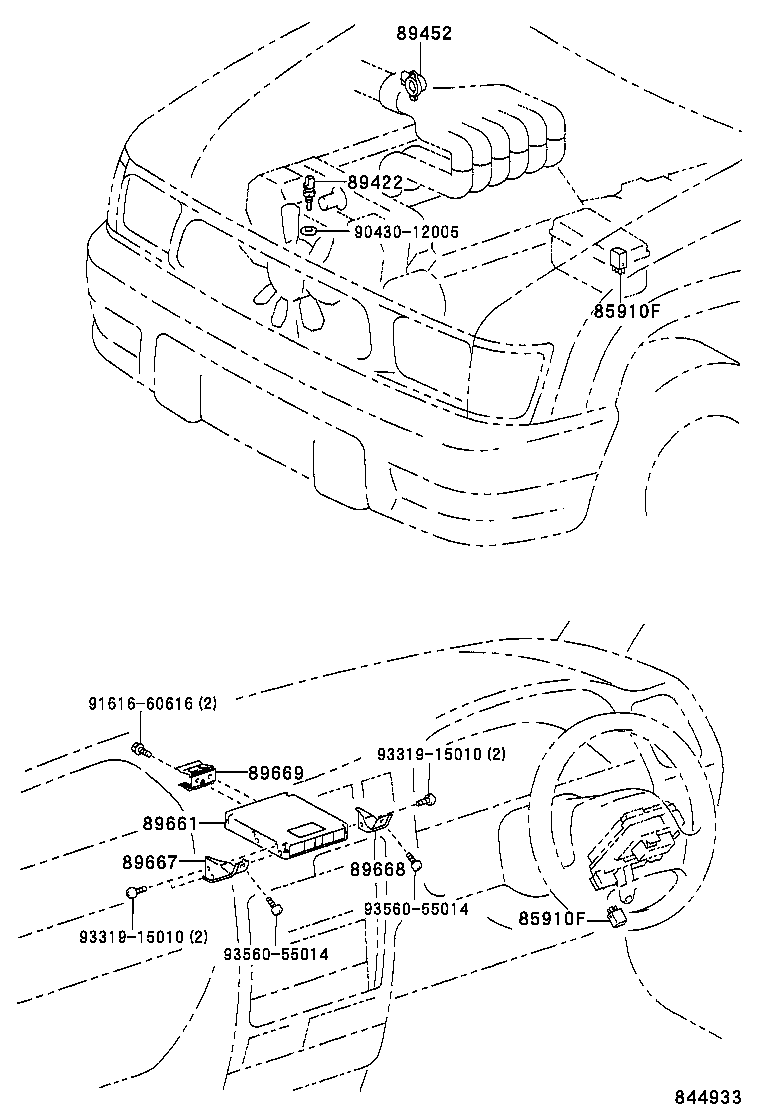 89660-3D860 COMPUTER, ENGINE CONTROL product image