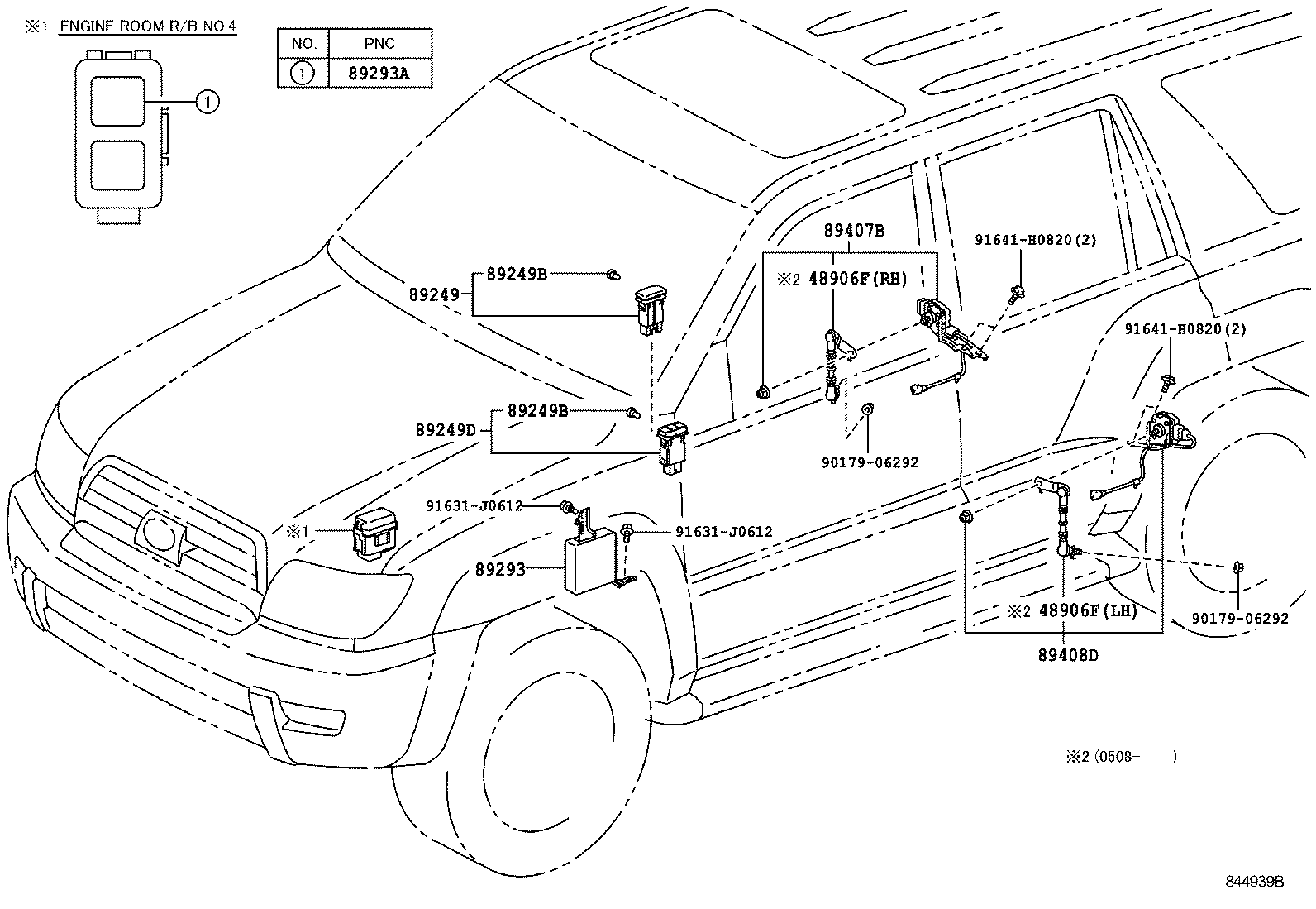 Toyota 89249-35040 SWITCH, ABSORBER CONTROL