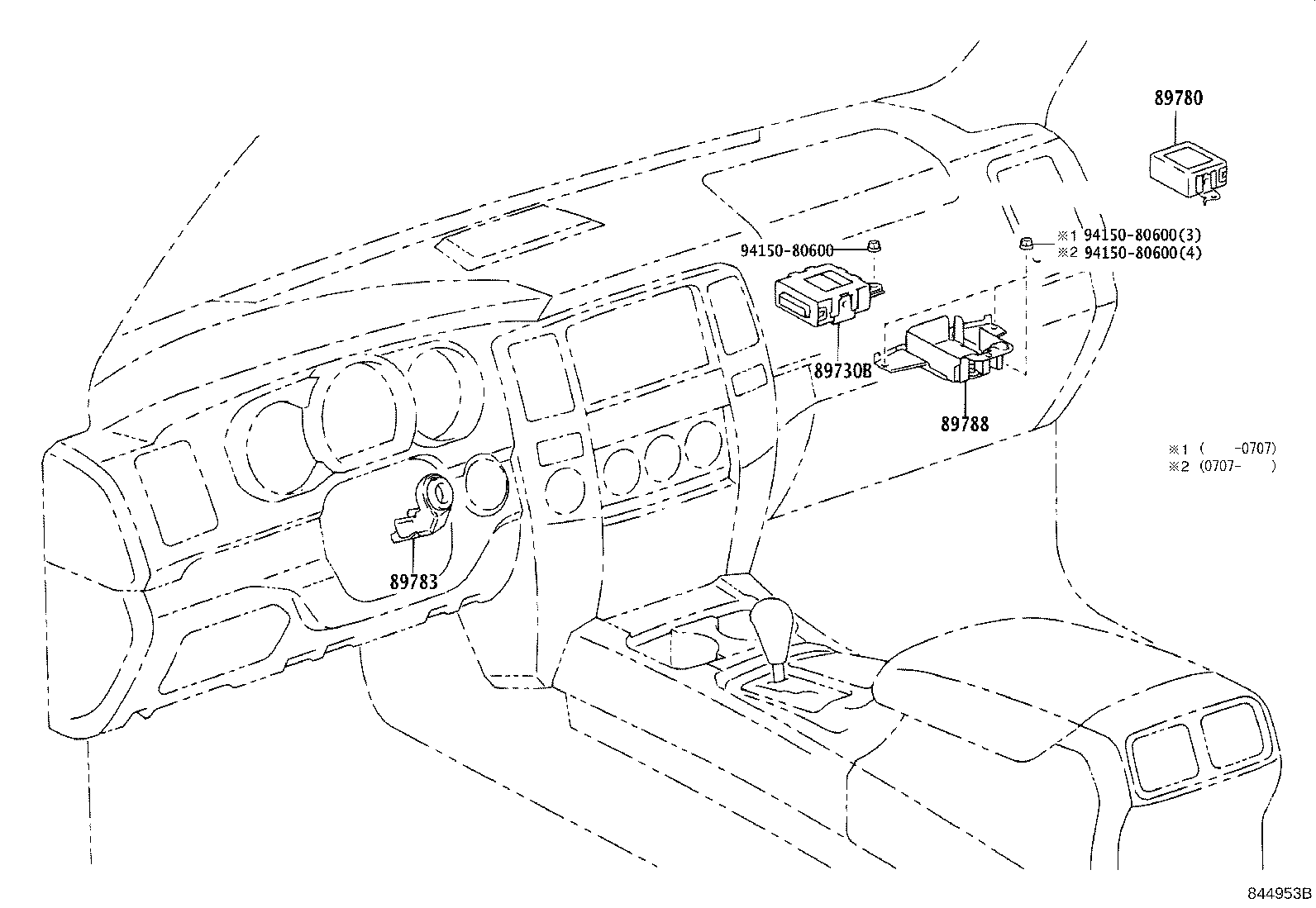 Toyota 89730-35010 COMPUTER ASSY, THEFT WARNING