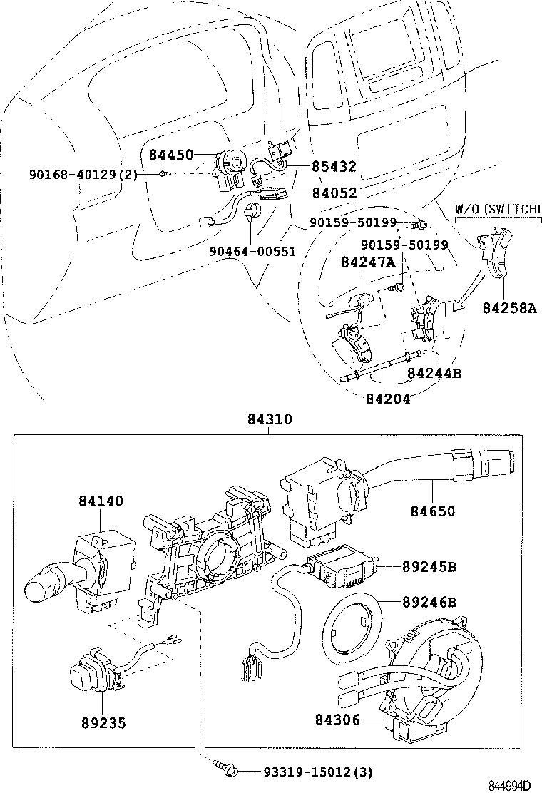 83320-69415 GAGE ASSY, FUEL SENDER, NO.2 product image