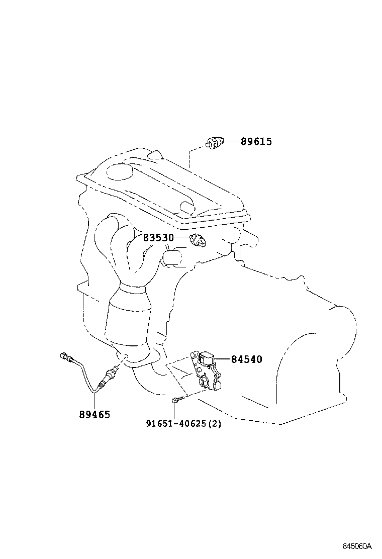 84152-21020 SWITCH, HEADLAMP LEVELING product image