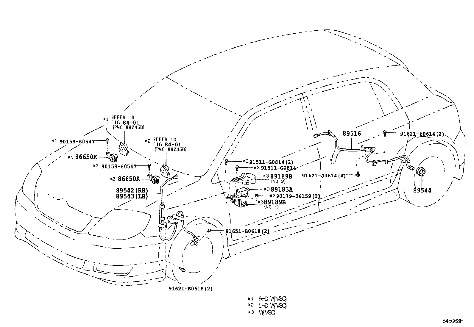 89183-02010 SENSOR, YAWRATE product image