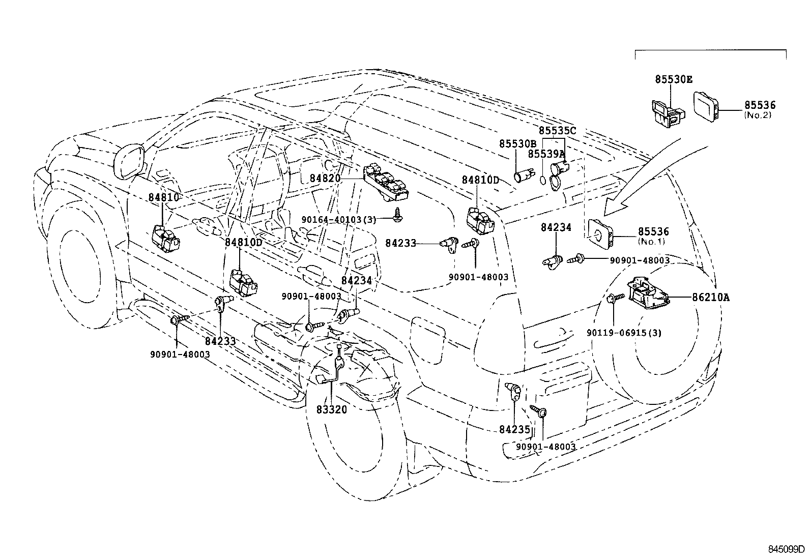 82730-60070 BLOCK ASSY, INSTRUMENT PANEL JUNCTION product image