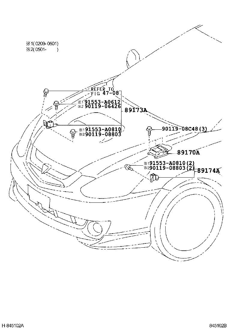 89170-21060 COMPUTER ASSY, AIR BAG product image