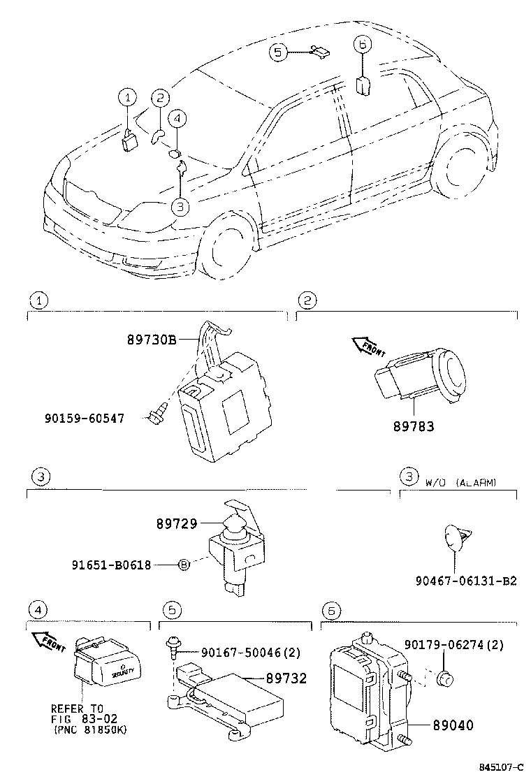 89730-02020 COMPUTER ASSY, THEFT WARNING product image