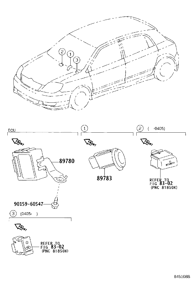 89730-02020 COMPUTER ASSY, THEFT WARNING product image