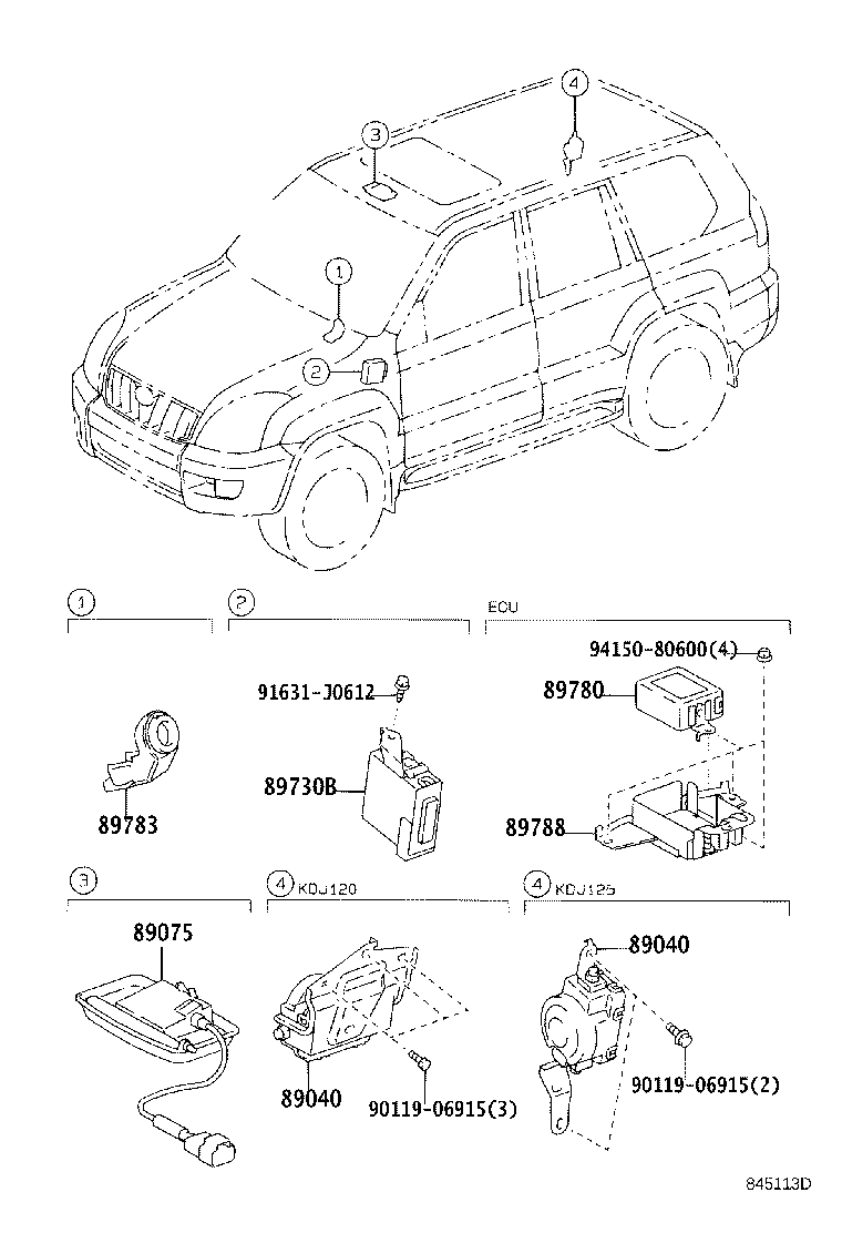 89780-60341 COMPUTER ASSY, TRANSPONDER KEY product image
