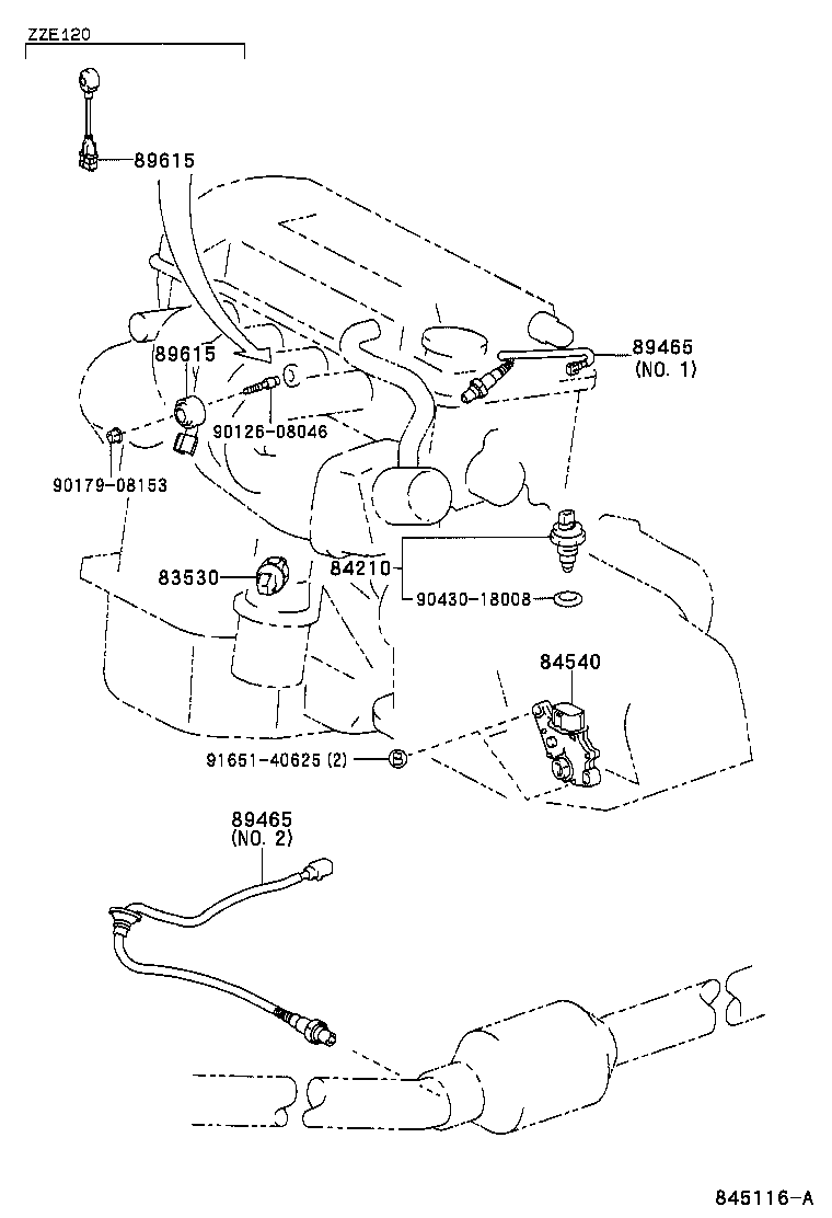 84820-02090 MASTER SWITCH ASSY, POWER WINDOW REGULATOR product image