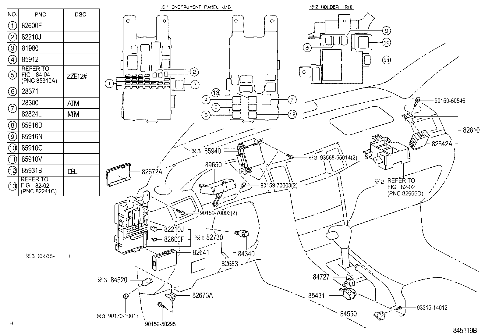 84820-02090 MASTER SWITCH ASSY, POWER WINDOW REGULATOR product image