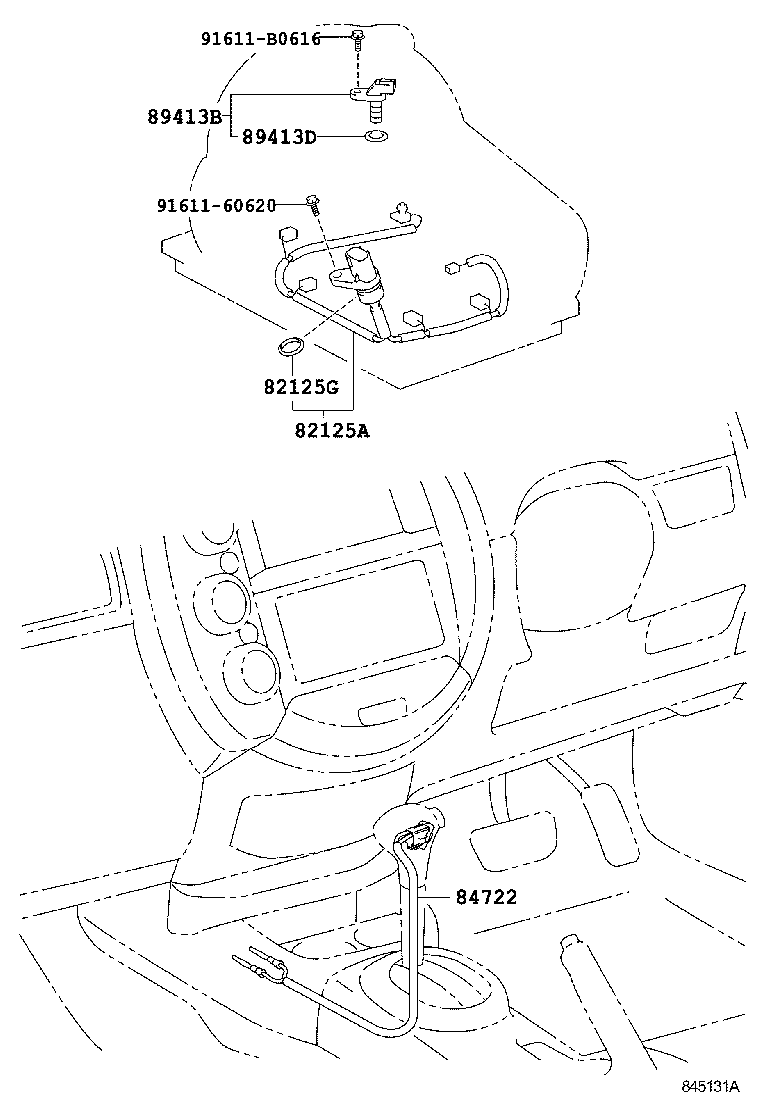 84722-52070-C0 SWITCH, TRANSMISSION CONTROL product image