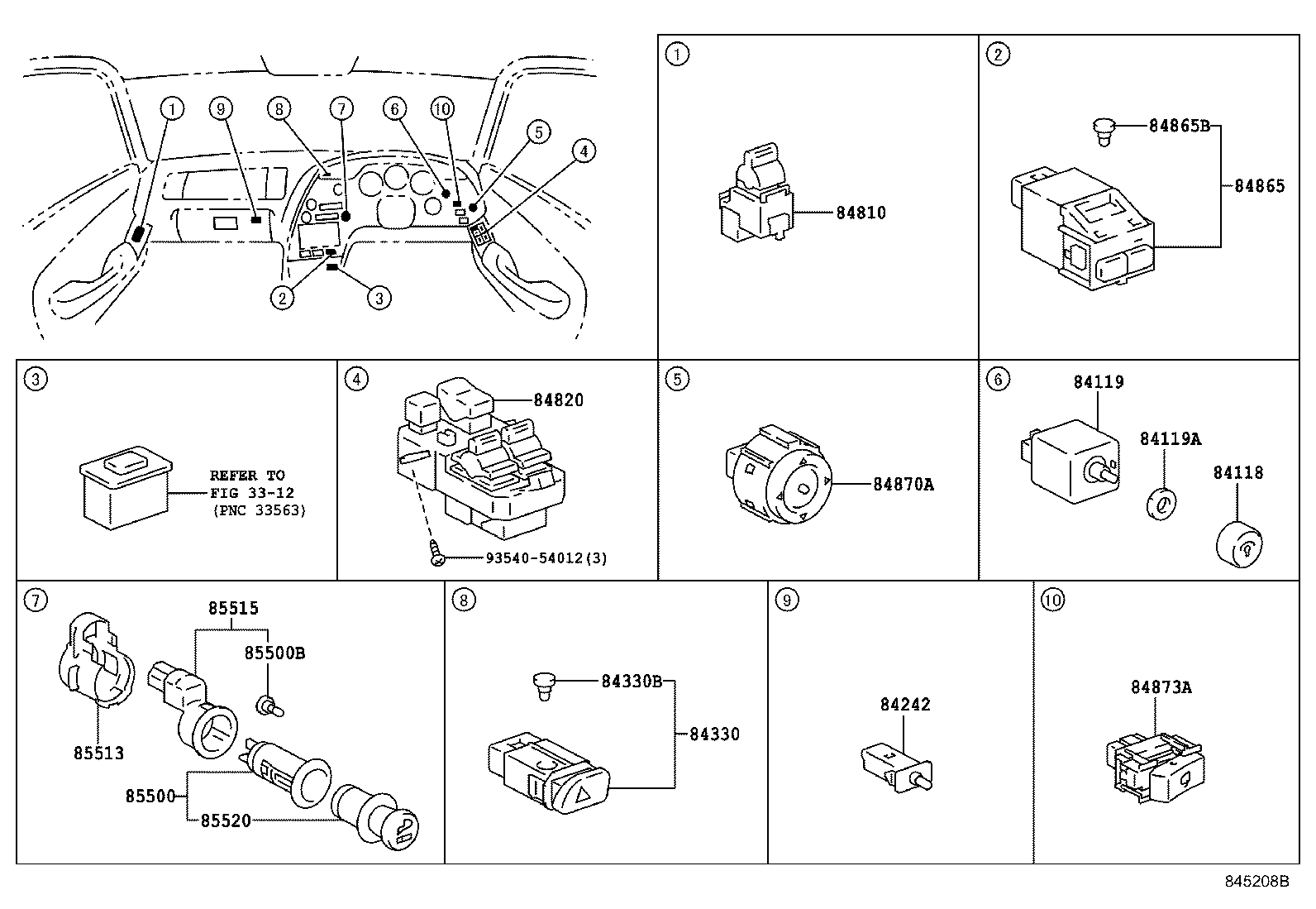 82641-14070 RELAY, INTEGRATION NO.1 product image