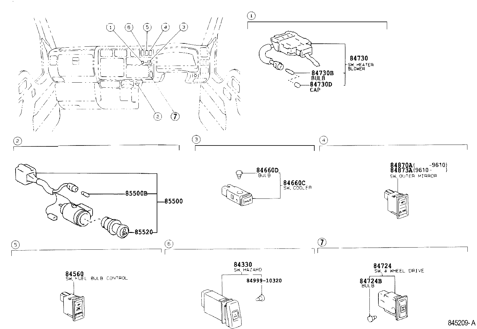 85999-25040 BRACKET, RELAY, NO.2 product image