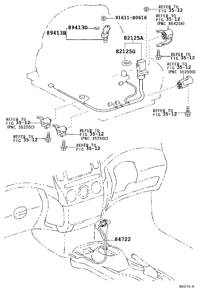84570-52020 SWITCH ASSY, KICK DOWN product image