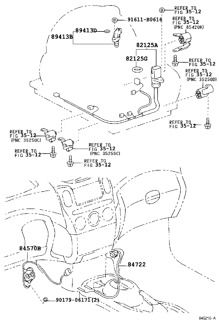 84570-52020 SWITCH ASSY, KICK DOWN product image
