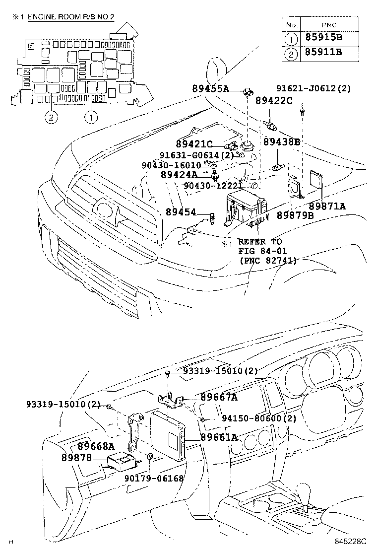 89666-35630 COMPUTER, ENGINE CONTROL product image
