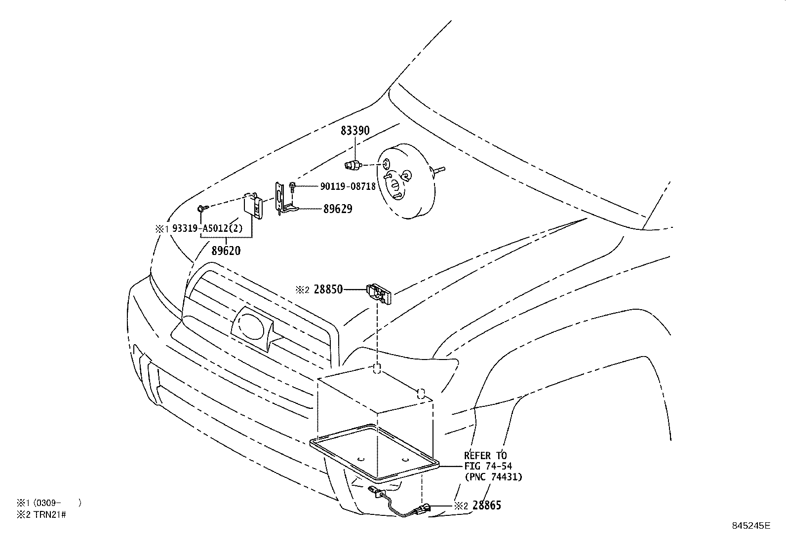 89629-60020 BRACKET, IGNITER ASSY product image