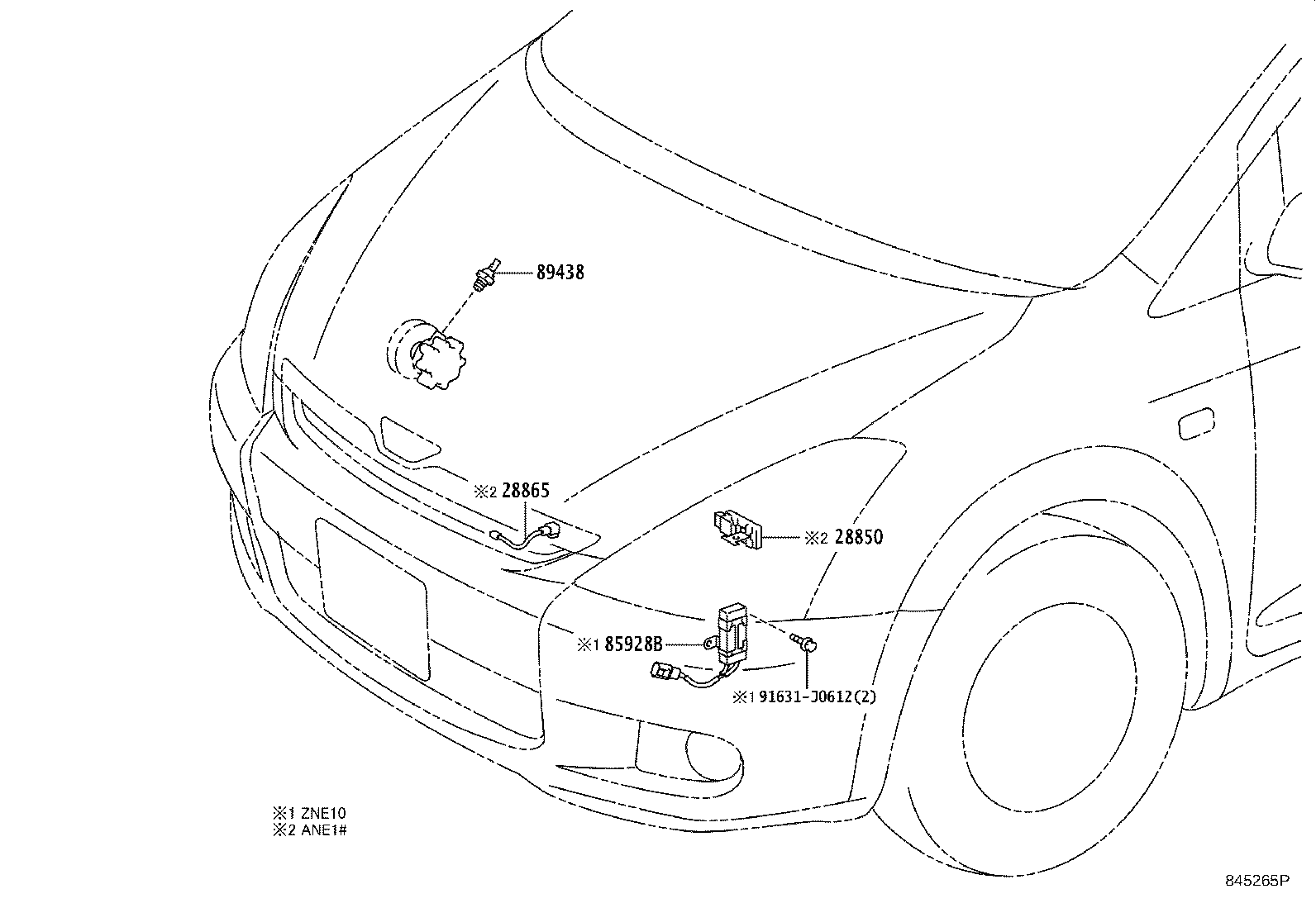 28865-28010 SENSOR, BATTERY THERMOMETER product image