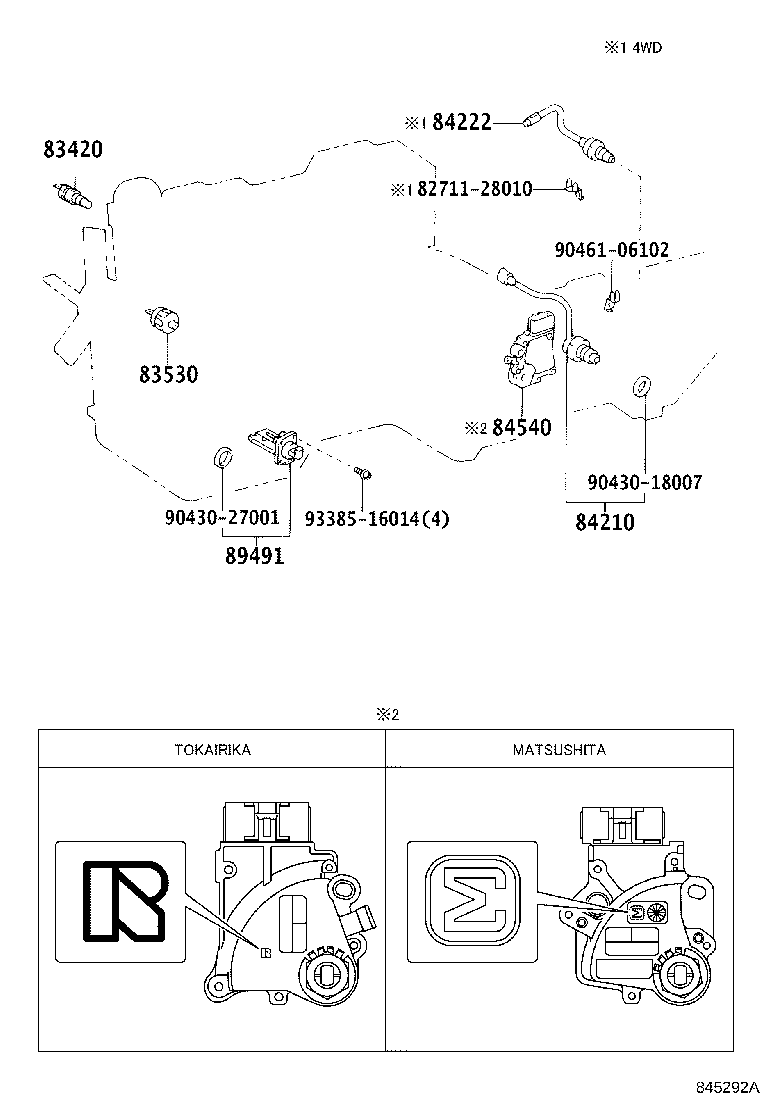 83320-80063 GAGE ASSY, FUEL SENDER product image