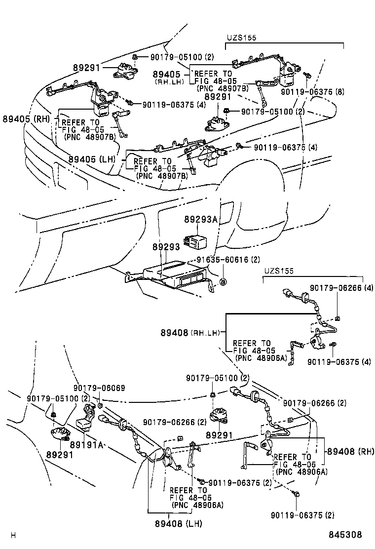 89293-30130 COMPUTER, SUSPENSION CONTROL product image