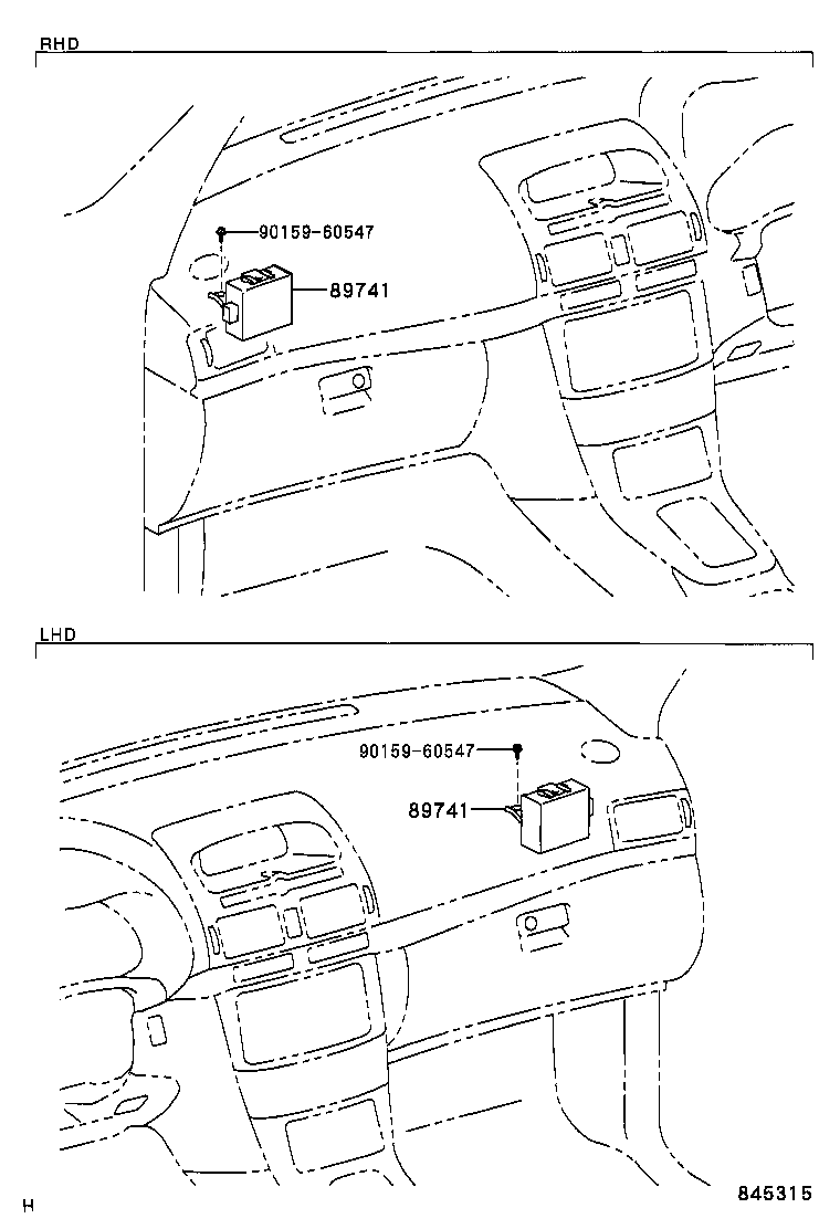 89741-05050 RECEIVER, DOOR CONTROL product image