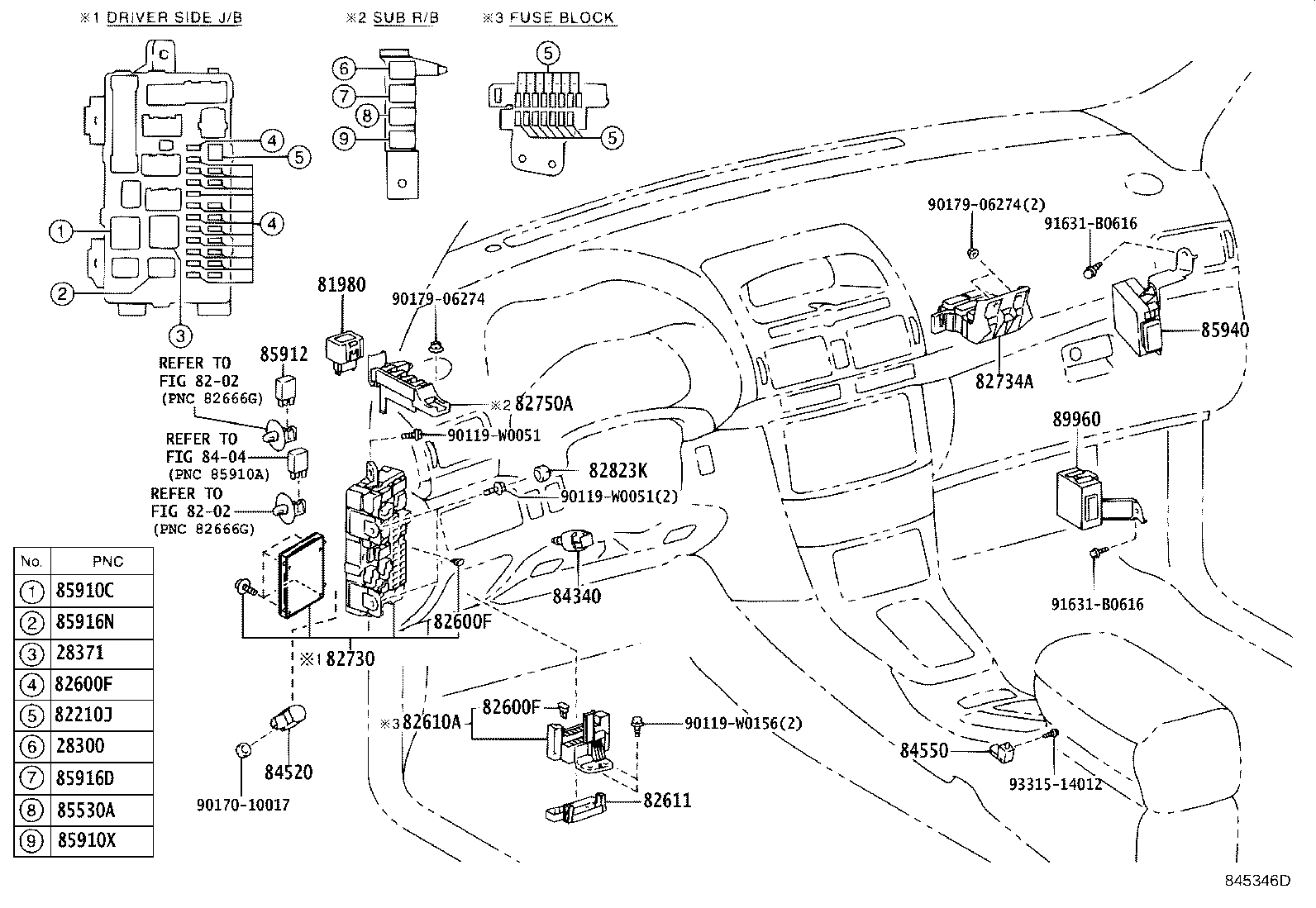 84790-05100 SWITCH ASSY, REAR WINDOW DEFOGGER product image