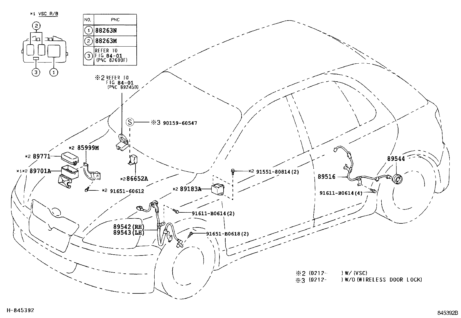 04895-52020 SENSOR, SPEED, FRONT LH product image