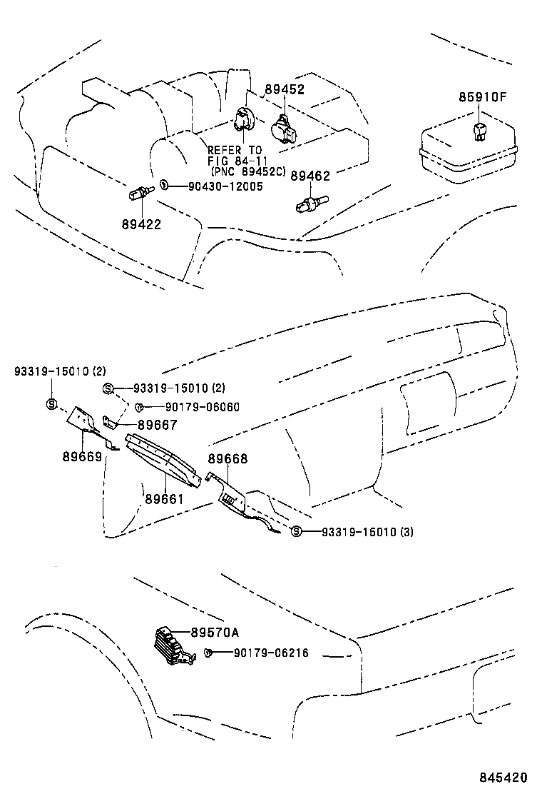89420-30060 SENSOR ASSY, VACUUM product image