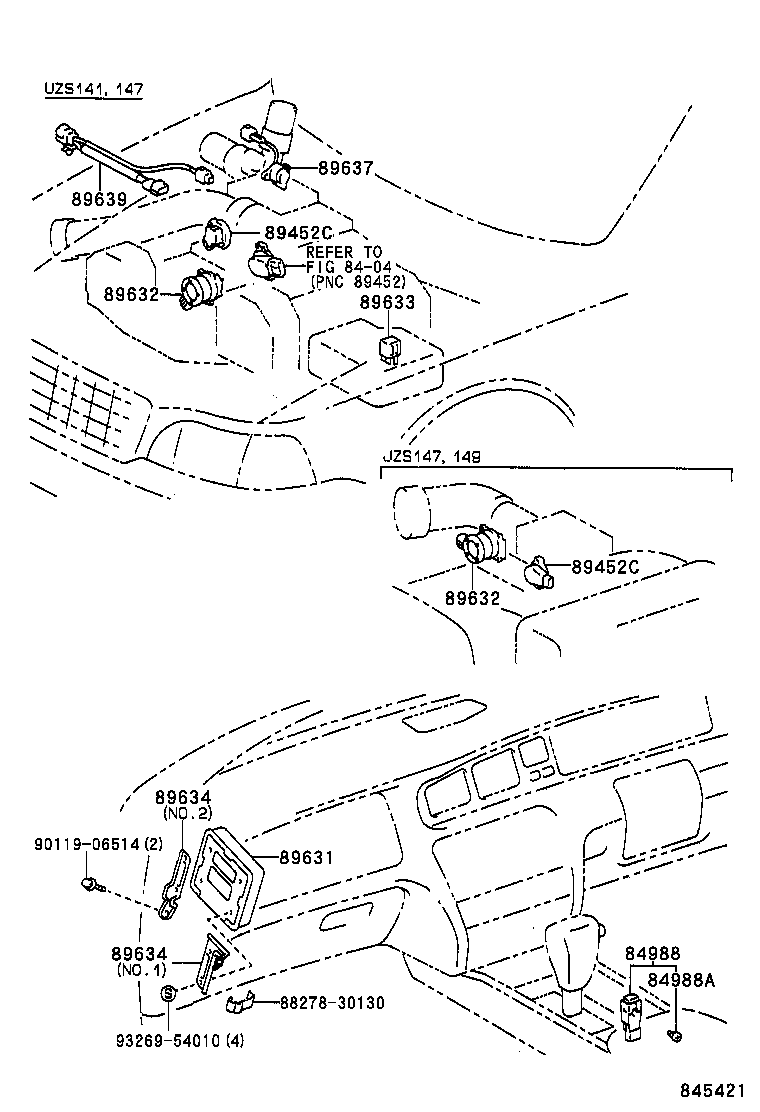 89639-30010 WIRE, BRAKE CONTROL product image