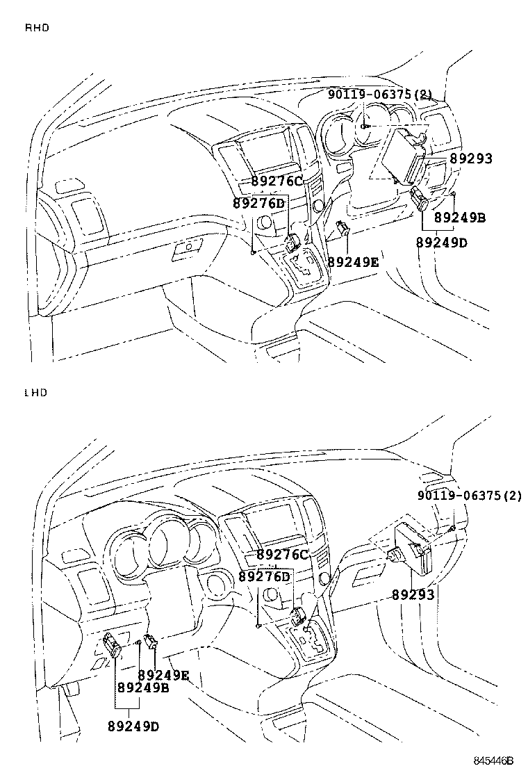 89293-48012 COMPUTER, SUSPENSION CONTROL product image