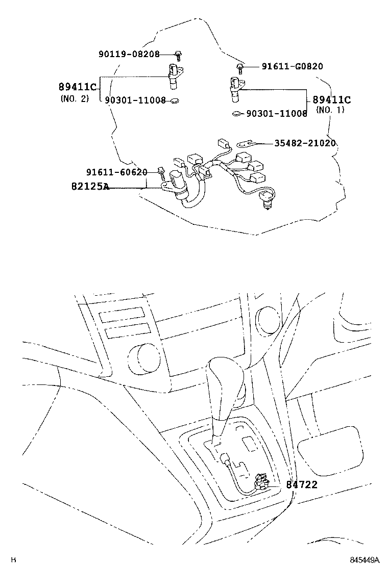 84571-48010 SWITCH, KICK DOWN product image